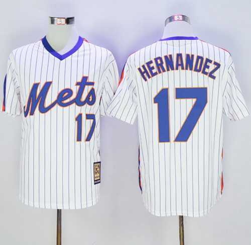 New York Mets #17 Keith Hernandez Mitchell and Ness Stitched White Blue Strip Throwback Jersey,We sell and wholesale New York Mets #17 Keith Hernandez Mitchell and Ness Stitched White Blue Strip Throwback Jersey on line form chian!